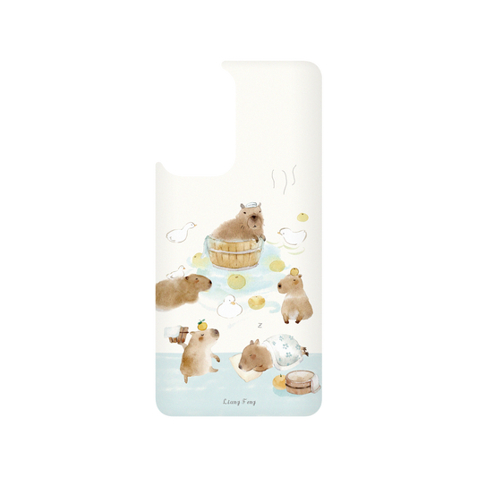 RHINOSHIELD X Liang Feng SolidSuit Samsung Galaxy A52s Case - capybaras