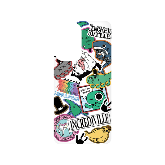 RhinoShield X Incrediville SolidSuit Samsung Galaxy A52 (4G/5G) Case - Odd Sticker Album