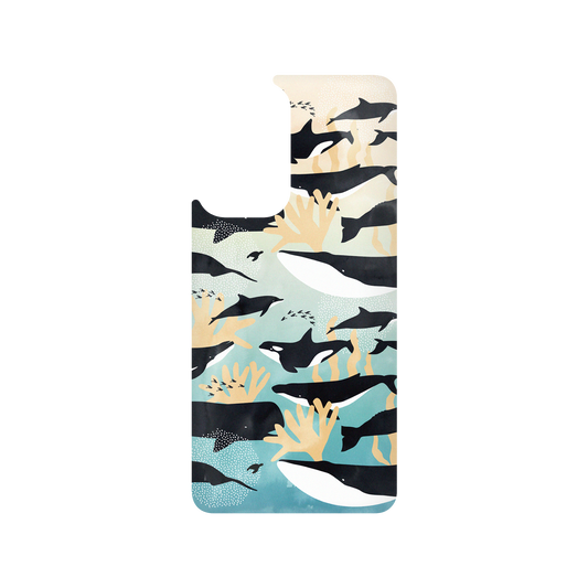 RHINOSHIELD X WasangShow SolidSuit Samsung Galaxy A52 (4G/5G) Case - Call of the Ocean