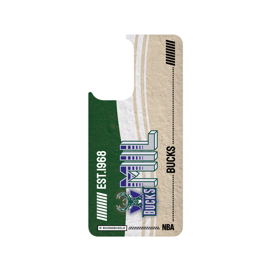 Samsung Galaxy A52s 犀牛盾SolidSuit聯名設計款防摔背蓋手機殼 NBA - 復古球員卡-密爾瓦基公鹿 Milwaukee Bucks - Vintage Card