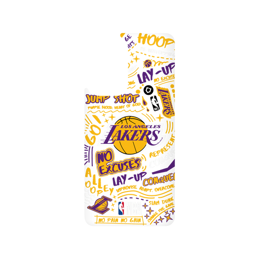 Samsung Galaxy A52s 犀牛盾SolidSuit聯名設計款防摔背蓋手機殼 NBA - 塗鴉系列-洛杉磯湖人 L.A. Lakers - Graffiti