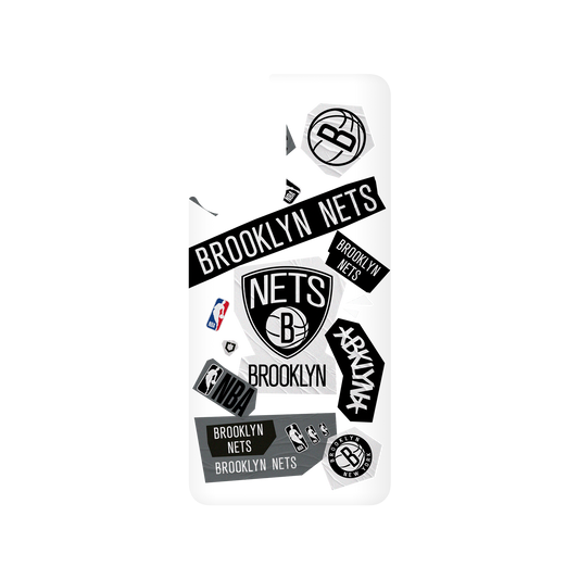 Samsung Galaxy A52s 犀牛盾SolidSuit聯名設計款防摔背蓋手機殼 NBA - 拼貼系列-布魯克林籃網 Brooklyn Nets - Collage