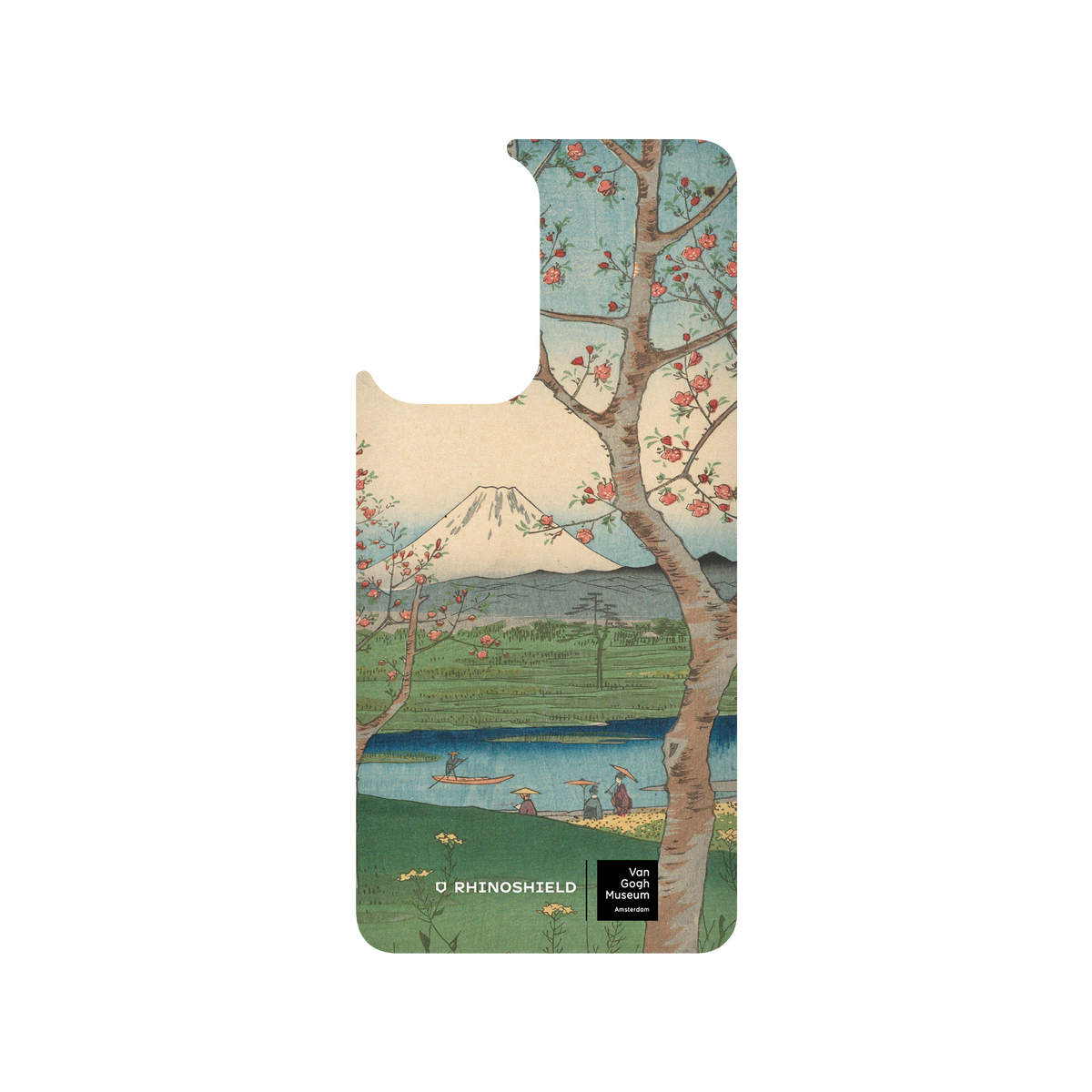 RHINOSHIELD X Van Gogh Museum  SolidSuit Samsung Galaxy A52 (4G/5G) Case - View of Mount Fuji from Koshigaya - Utagawa Hiroshige
