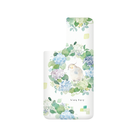 RhinoShield X Liang Feng SolidSuit Samsung Galaxy S21 FE Case - Hydrangeas