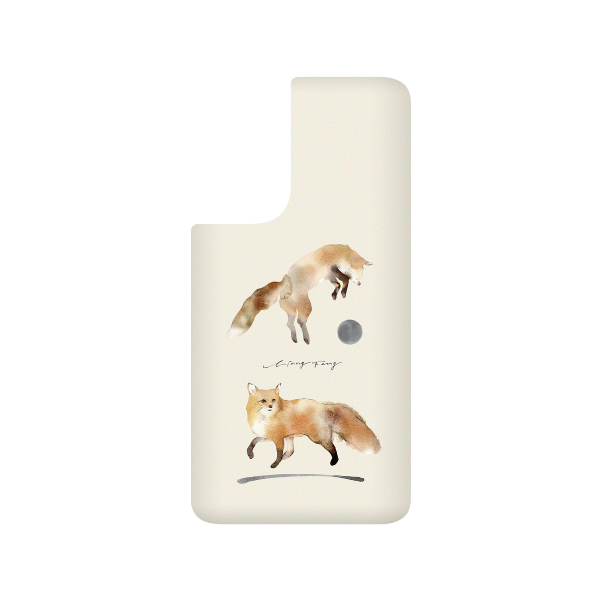 RHINOSHIELD X Liang Feng SolidSuit Samsung Galaxy S21 FE Case - foxes