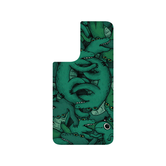 RhinoShield X Incrediville SolidSuit Samsung Galaxy S21 FE Case - Crocodille Ying Yang