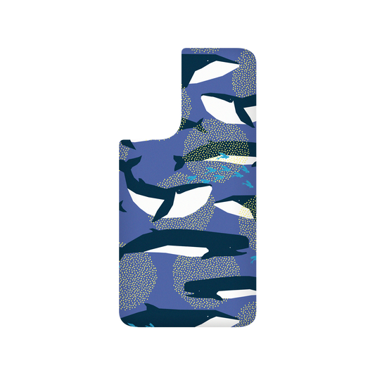RhinoShield X WasangShow SolidSuit Samsung Galaxy S21 FE Case - Ocean WAWA - Whale