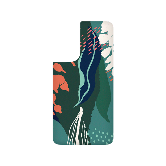 RhinoShield X WasangShow SolidSuit Samsung Galaxy S21 FE Case - Ocean WAWA - Alpinia (2020)