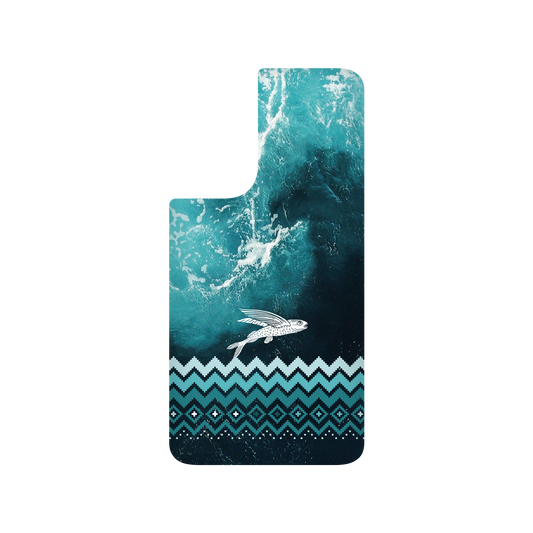 RHINOSHIELD X WasangShow SolidSuit Samsung Galaxy S21 FE Case - Flying Fish in the Deep Sea