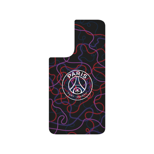 RHINOSHIELD X PSG SolidSuit Samsung Galaxy S21 FE Case - Paris Saint-Germain Neon Logo