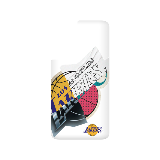 Samsung Galaxy S21 FE 犀牛盾SolidSuit聯名設計款防摔背蓋手機殼 NBA - 拼接系列-洛杉磯湖人 L.A. Lakers - Style Mix