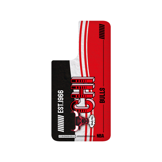 Samsung Galaxy S21 FE 犀牛盾SolidSuit聯名設計款防摔背蓋手機殼 NBA - 復古球員卡-芝加哥公牛 Chicago Bulls - Vintage Card
