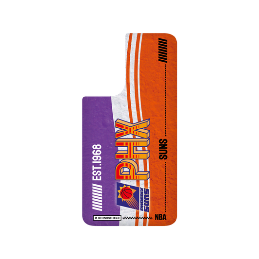 Samsung Galaxy S21 FE 犀牛盾SolidSuit聯名設計款防摔背蓋手機殼 NBA - 復古球員卡-鳳凰城太陽 Phoenix Suns - Vintage Card