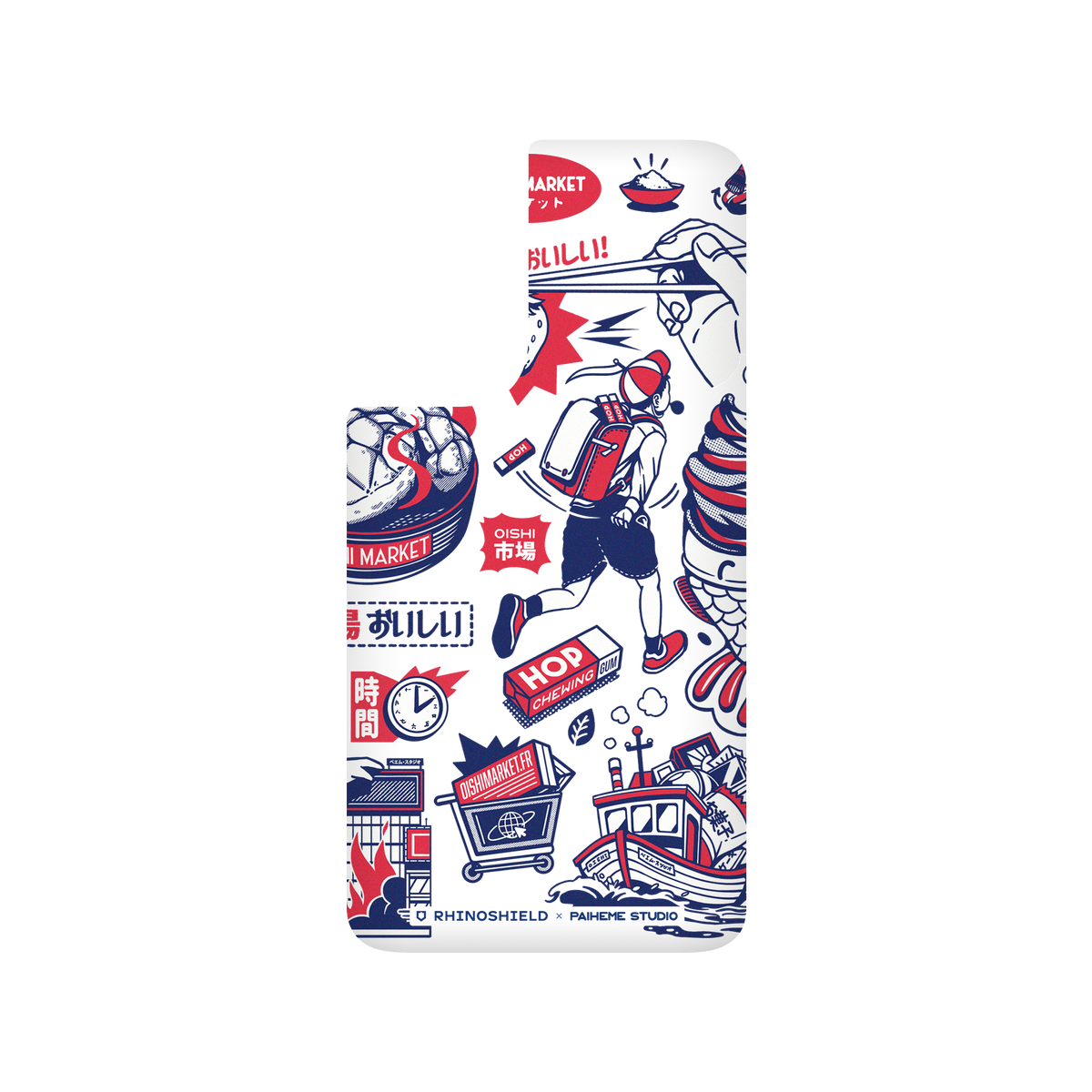 RhinoShield X Paiheme Studio SolidSuit Samsung Galaxy S21 FE Case - Oishi Tattoos Mix