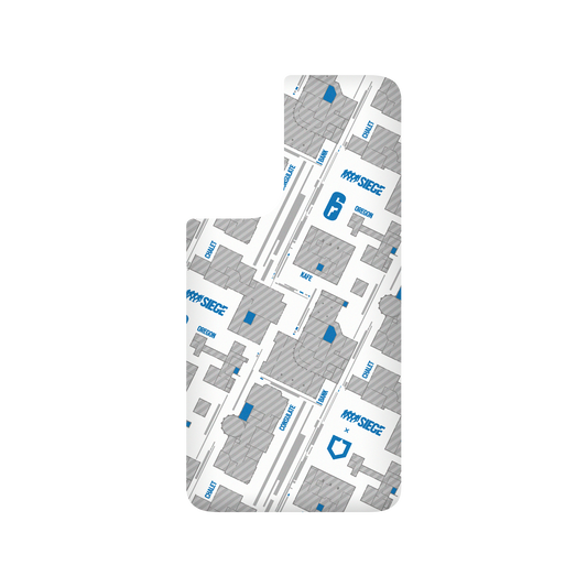 RhinoShield X 6: Siege SolidSuit Samsung Galaxy S21 FE Case - Map - Blue
