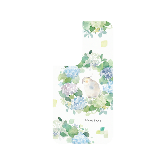 RhinoShield X Liang Feng SolidSuit Samsung Galaxy S22 Case - Hydrangeas