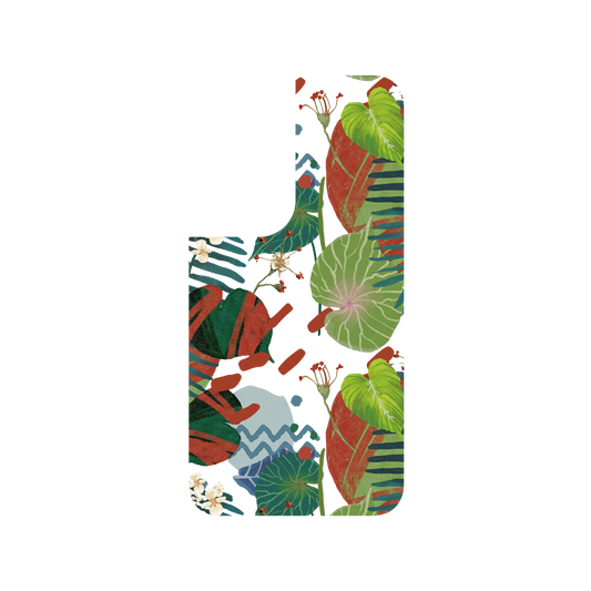 RHINOSHIELD X WasangShow SolidSuit Samsung Galaxy S22 Case - Tropical Leaves