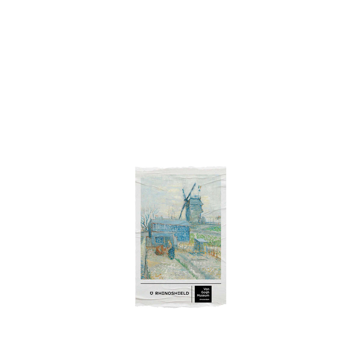 RHINOSHIELD X Van Gogh Museum  SolidSuit Samsung Galaxy S22 Case - Montmartre: Windmills and Allotments - Ticket