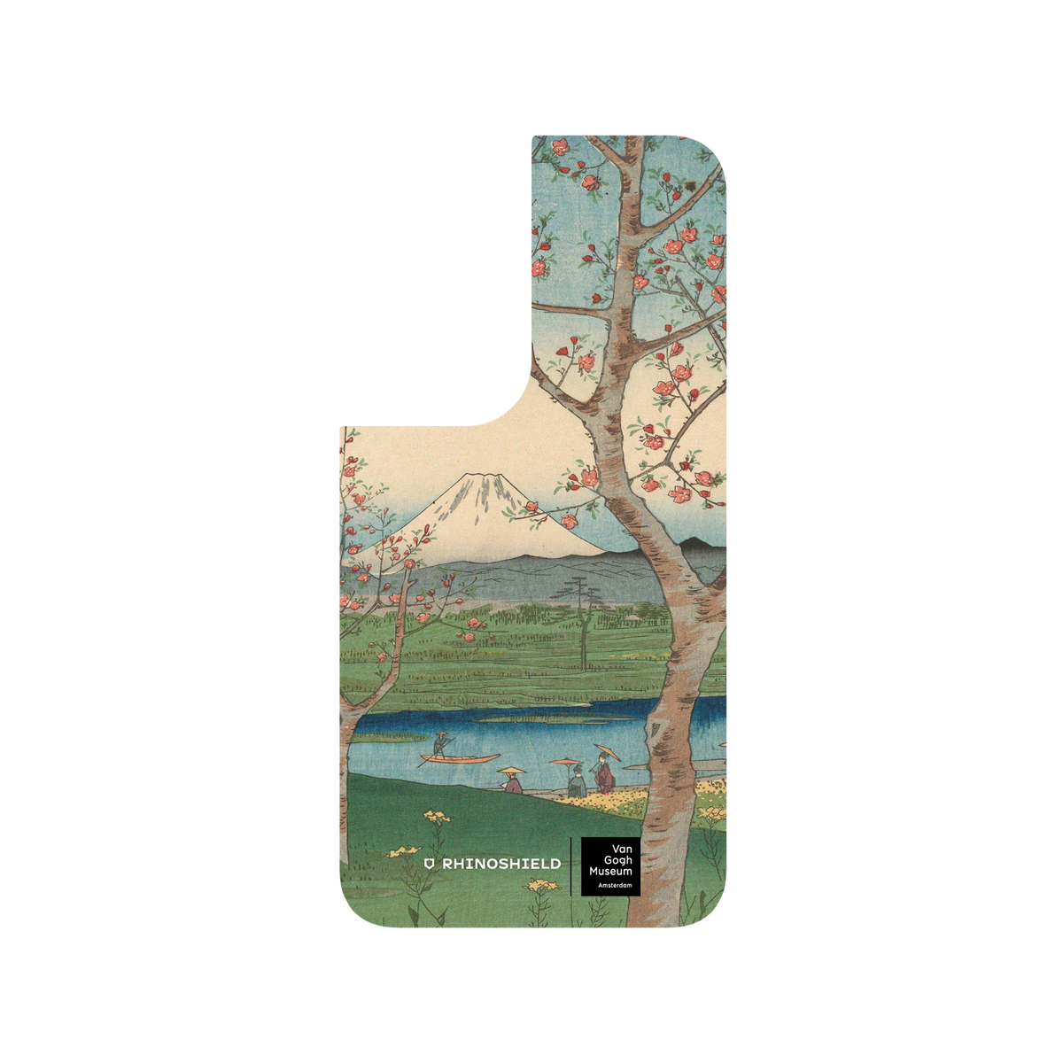 RHINOSHIELD X Van Gogh Museum  SolidSuit Samsung Galaxy S22 Case - View of Mount Fuji from Koshigaya - Utagawa Hiroshige