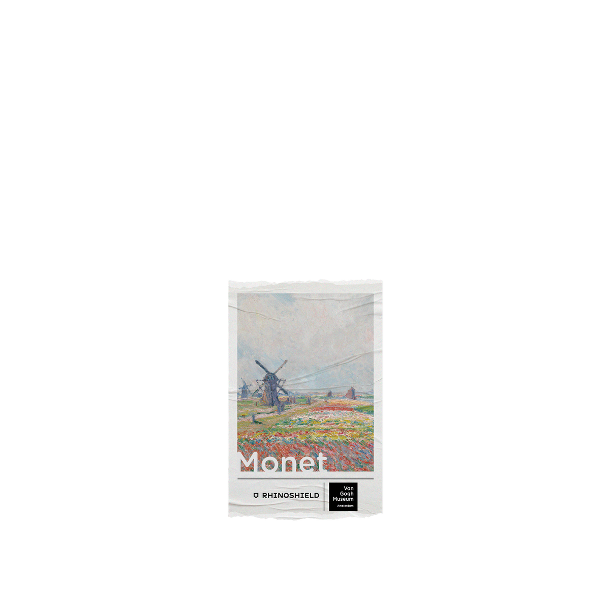 RHINOSHIELD X Van Gogh Museum  SolidSuit Samsung Galaxy S22 Case - Tulip Fields and Windmills - Claude Monet