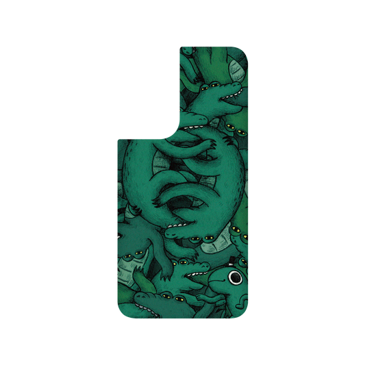 RhinoShield X Incrediville SolidSuit Samsung Galaxy S22+ Case - Crocodille Ying Yang