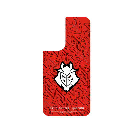 RhinoShield X G2 Esports SolidSuit Samsung Galaxy S22+ Case - G2 - Red Pattern