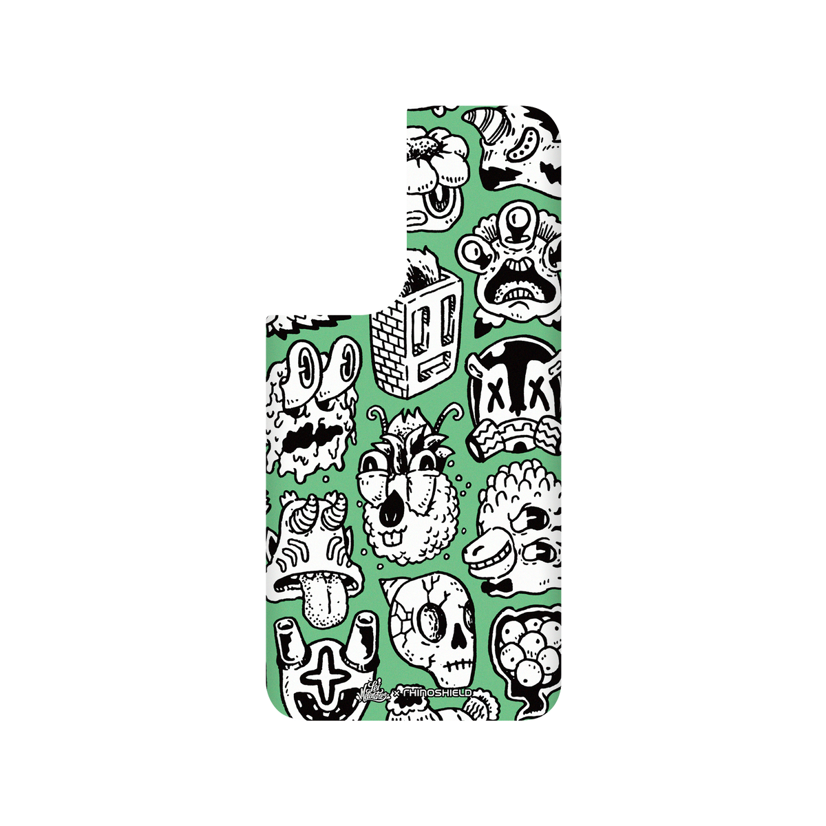 RhinoShield X Lei Melendres SolidSuit Samsung Galaxy S22+ Case - Fun Portraits Heads 02.1