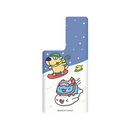 RhinoShield X BUGCAT CAPOO SolidSuit Samsung Galaxy S22 Ultra Case - Fun of Skiing