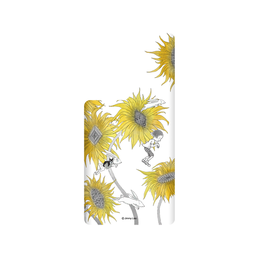 RHINOSHIELD X Jimmy SolidSuit Samsung Galaxy S22 Ultra Case - Year of the Rabbit Series - Chasing in the sunflowers field