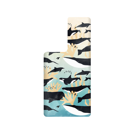 RHINOSHIELD X WasangShow SolidSuit Samsung Galaxy S22 Ultra Case - Call of the Ocean
