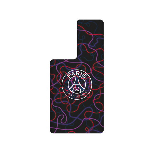 RHINOSHIELD X PSG SolidSuit Samsung Galaxy S22 Ultra Case - Paris Saint-Germain Neon Logo