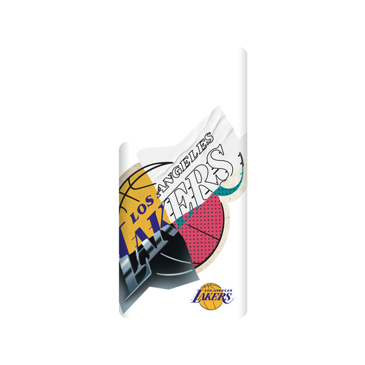 Samsung Galaxy S22 Ultra 犀牛盾SolidSuit聯名設計款防摔背蓋手機殼 NBA - 拼接系列-洛杉磯湖人 L.A. Lakers - Style Mix