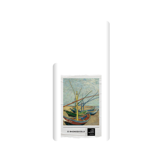 RHINOSHIELD X Van Gogh Museum  SolidSuit Samsung Galaxy S22 Ultra Case - Fishing Boats on the Beach - Ticket