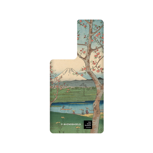 RHINOSHIELD X Van Gogh Museum  SolidSuit Samsung Galaxy S22 Ultra Case - View of Mount Fuji from Koshigaya - Utagawa Hiroshige