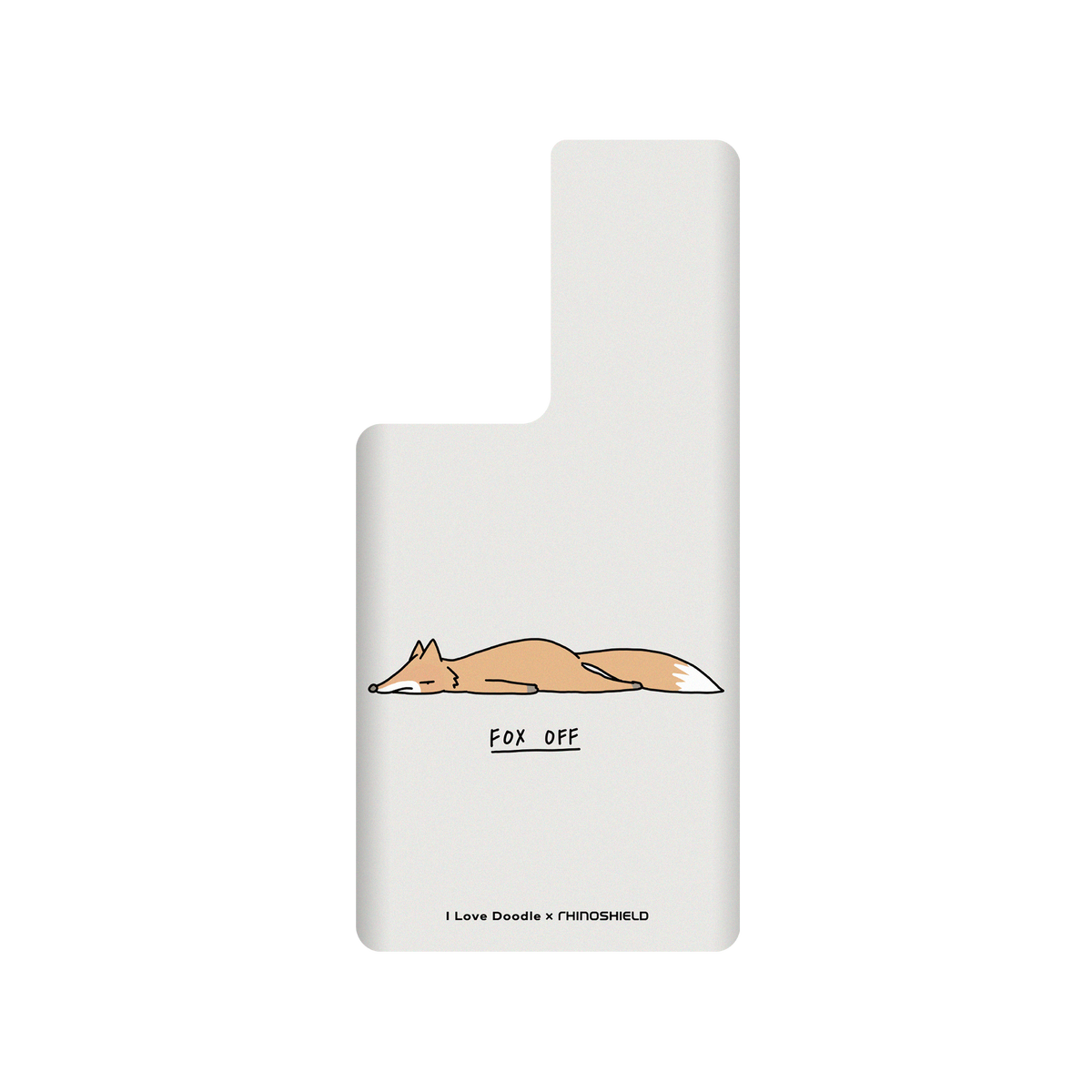 RhinoShield X I Love Doodle SolidSuit Samsung Galaxy S22 Ultra Case - Fox Off