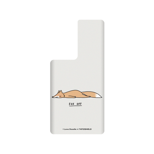 RhinoShield X I Love Doodle SolidSuit Samsung Galaxy S22 Ultra Case - Fox Off