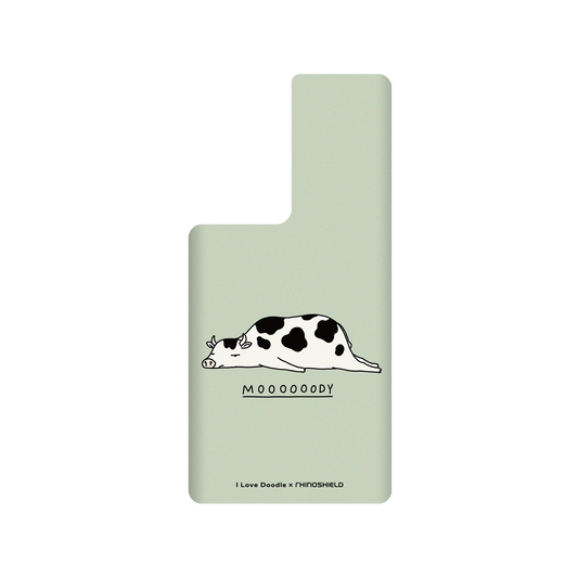 RhinoShield X I Love Doodle SolidSuit Samsung Galaxy S22 Ultra Case - Mooooody