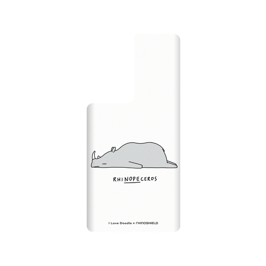 RhinoShield X I Love Doodle SolidSuit Samsung Galaxy S22 Ultra Case - Rhinopeceros