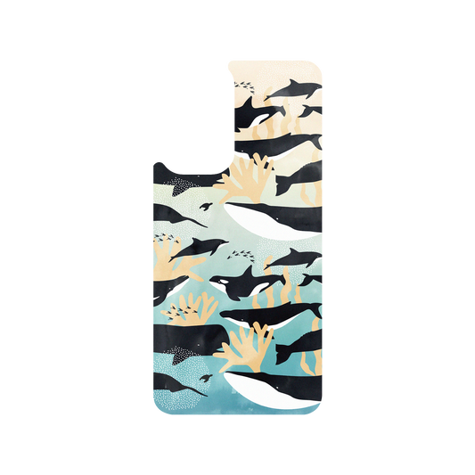 RHINOSHIELD X WasangShow SolidSuit Samsung Galaxy A53 Case - Call of the Ocean