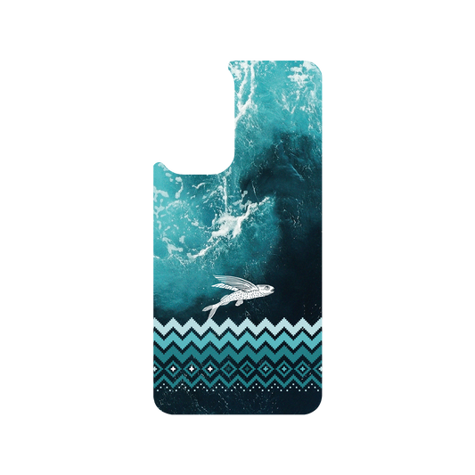 RHINOSHIELD X WasangShow SolidSuit Samsung Galaxy A53 Case - Flying Fish in the Deep Sea