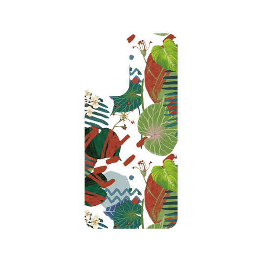 RHINOSHIELD X WasangShow SolidSuit Samsung Galaxy A53 Case - Tropical Leaves