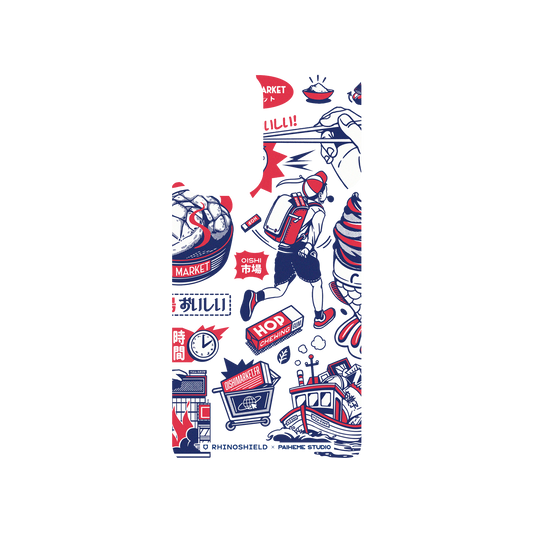 RhinoShield X Paiheme Studio SolidSuit Samsung Galaxy A53 Case - Oishi Tattoos Mix