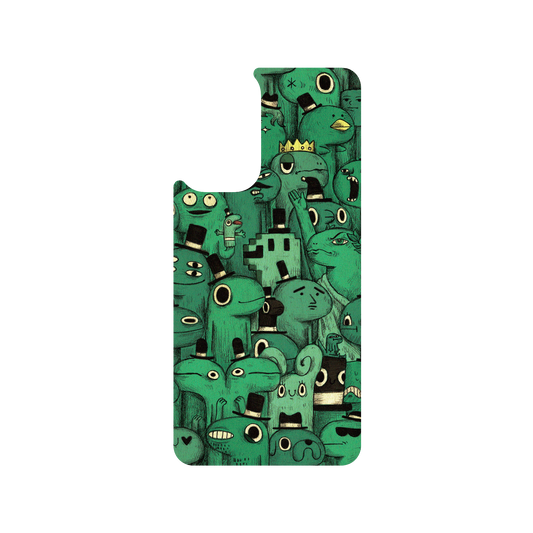 RhinoShield X Incrediville SolidSuit Samsung Galaxy A73 Case - Strange Crowd