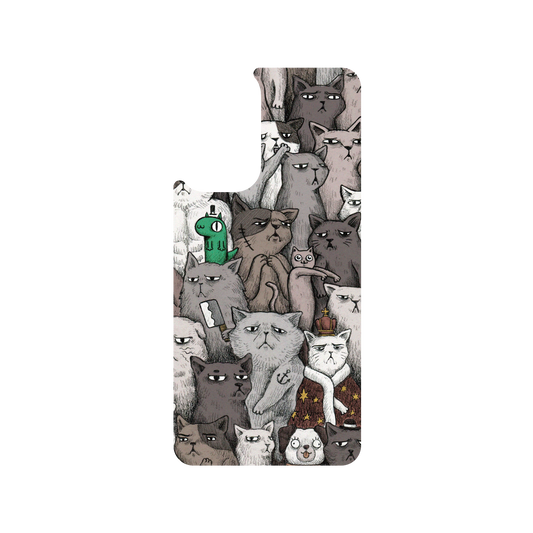 RhinoShield X Incrediville SolidSuit Samsung Galaxy A73 Case - Tough Cats