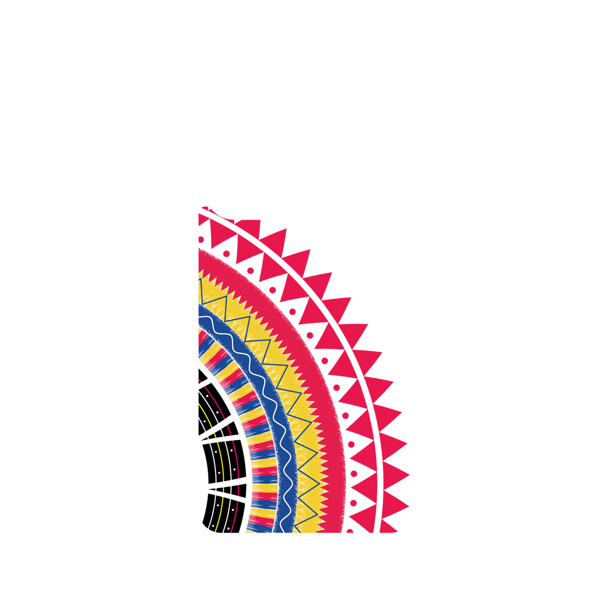 RhinoShield X WasangShow SolidSuit Samsung Galaxy A73 Case - Rainbow Totem