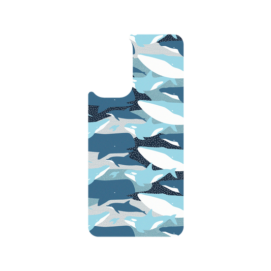 RhinoShield X WasangShow SolidSuit Samsung Galaxy A73 Case - Whale Camouflage