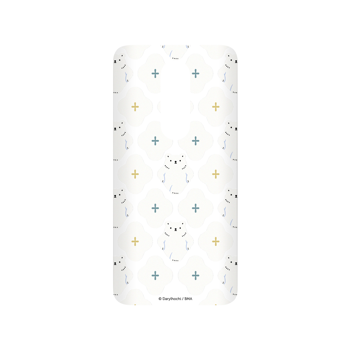 RhinoShield X Darylhochi SolidSuit OnePlus 7 Pro Case - White Flower