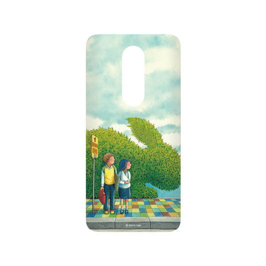 RHINOSHIELD X Jimmy SolidSuit OnePlus 7 Pro Case - Year of the Rabbit Series - Waiting for the Bus