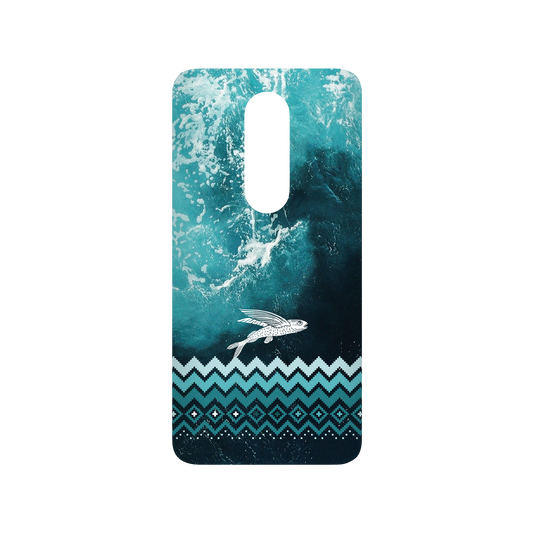 RHINOSHIELD X WasangShow SolidSuit OnePlus 7 Pro Case - Flying Fish in the Deep Sea