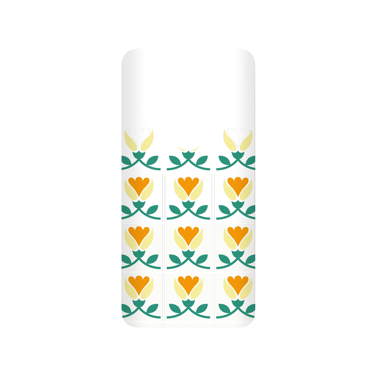 RhinoShield X OldHouseFace SolidSuit OnePlus 7 Pro Case - Newtro Tiles - Tulips